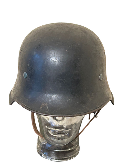 Deutsche WWII-Helmschale – DRP Thale – Feuerwehr / Feuerschutz Umbau
