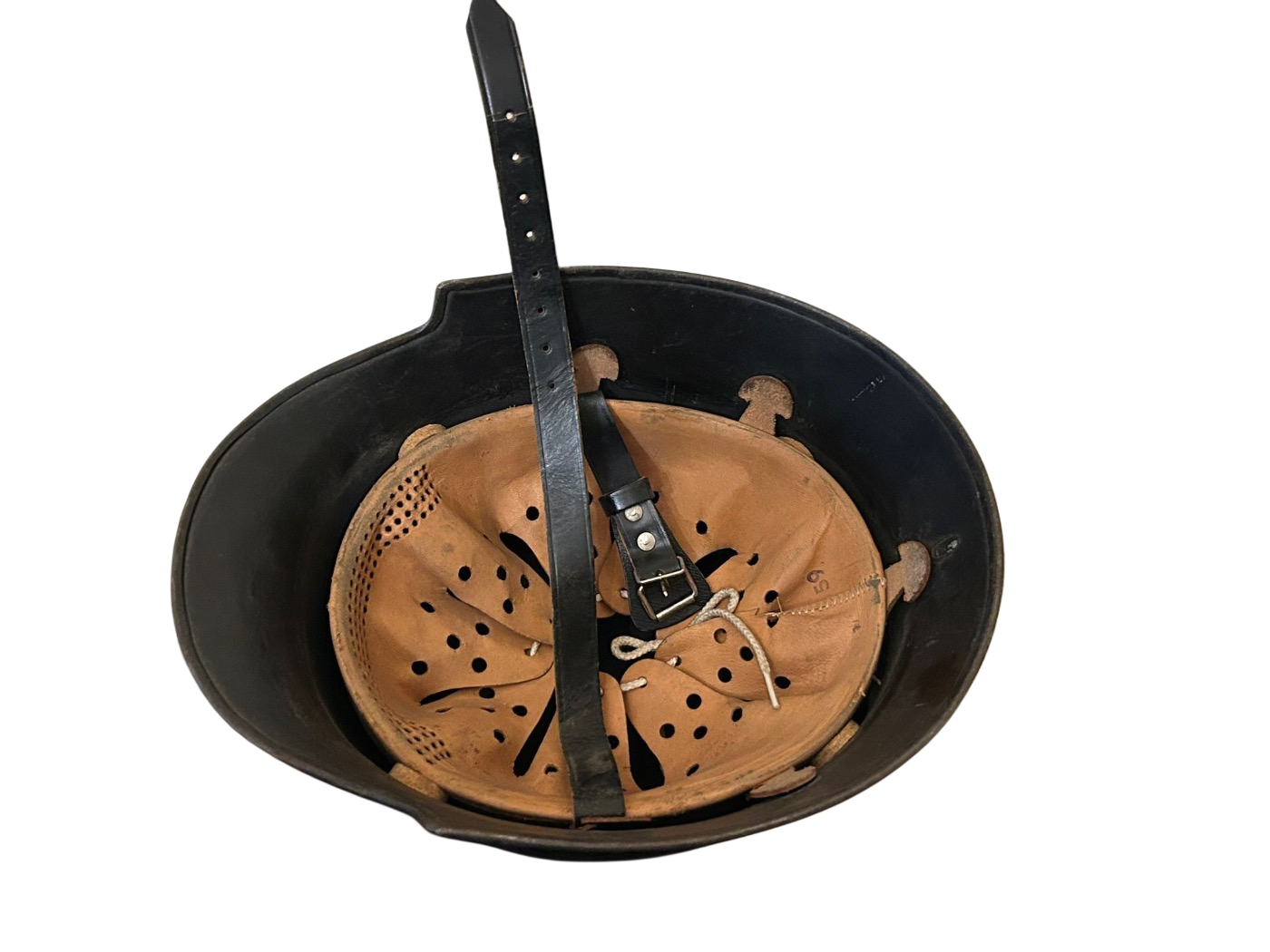 Deutsche WWII-Helmschale – DRP Thale – Feuerwehr / Feuerschutz Umbau