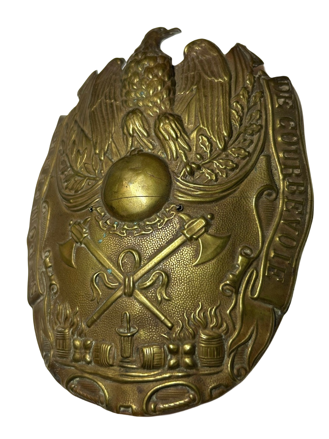 Helmplaat Sapeur Pompiers M1852