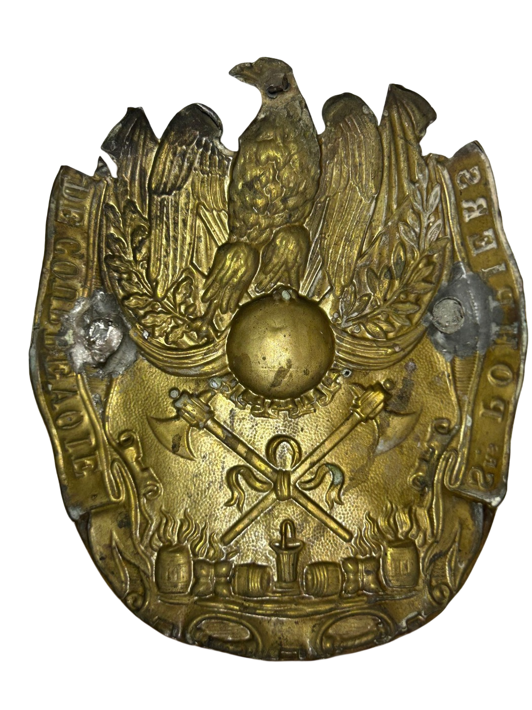 Helmplaat Sapeur Pompiers M1852