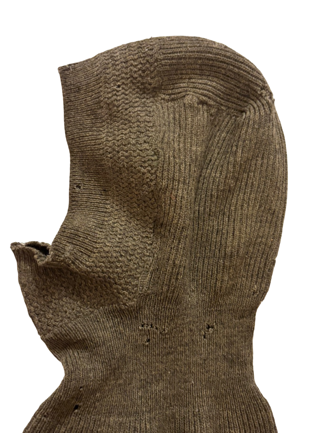 Capuche d'hiver tricotée de la Wehrmacht, Seconde Guerre mondiale