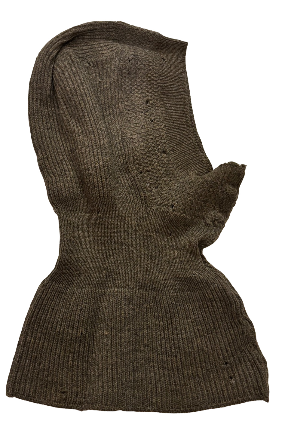 Capuche d'hiver tricotée de la Wehrmacht, Seconde Guerre mondiale