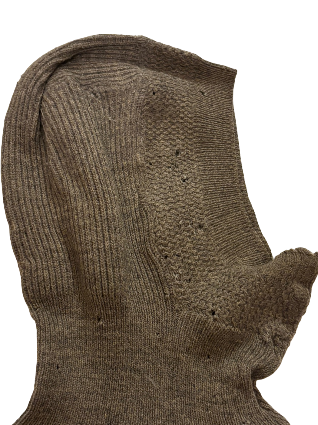 Capuche d'hiver tricotée de la Wehrmacht, Seconde Guerre mondiale