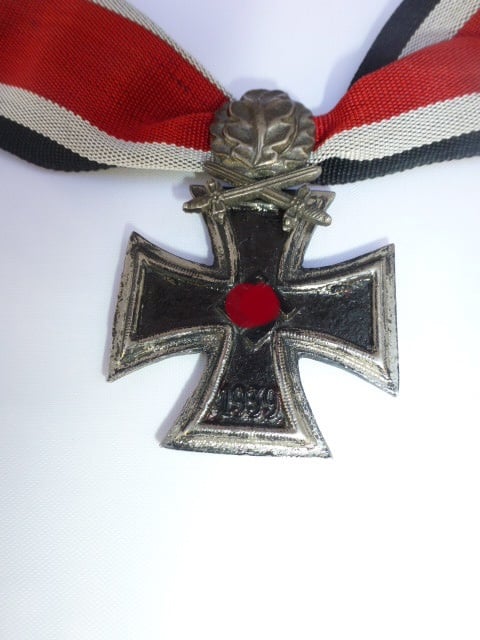 Ritterkruis met eikenloof en zwaarden