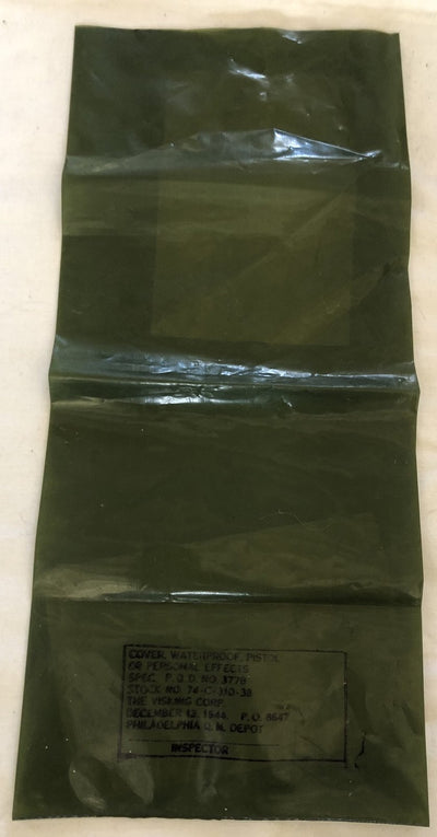 Housse imperméable pour pistolet ou effets personnels 1944
