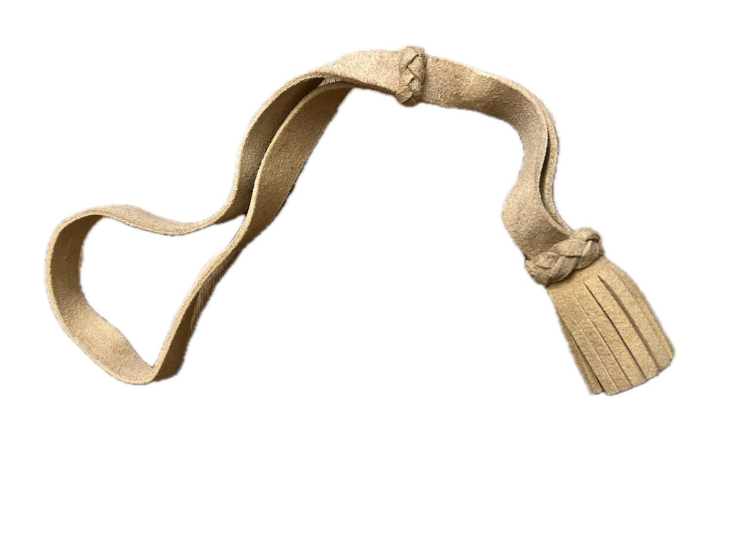 Antieke buffel lederen sabelkwast