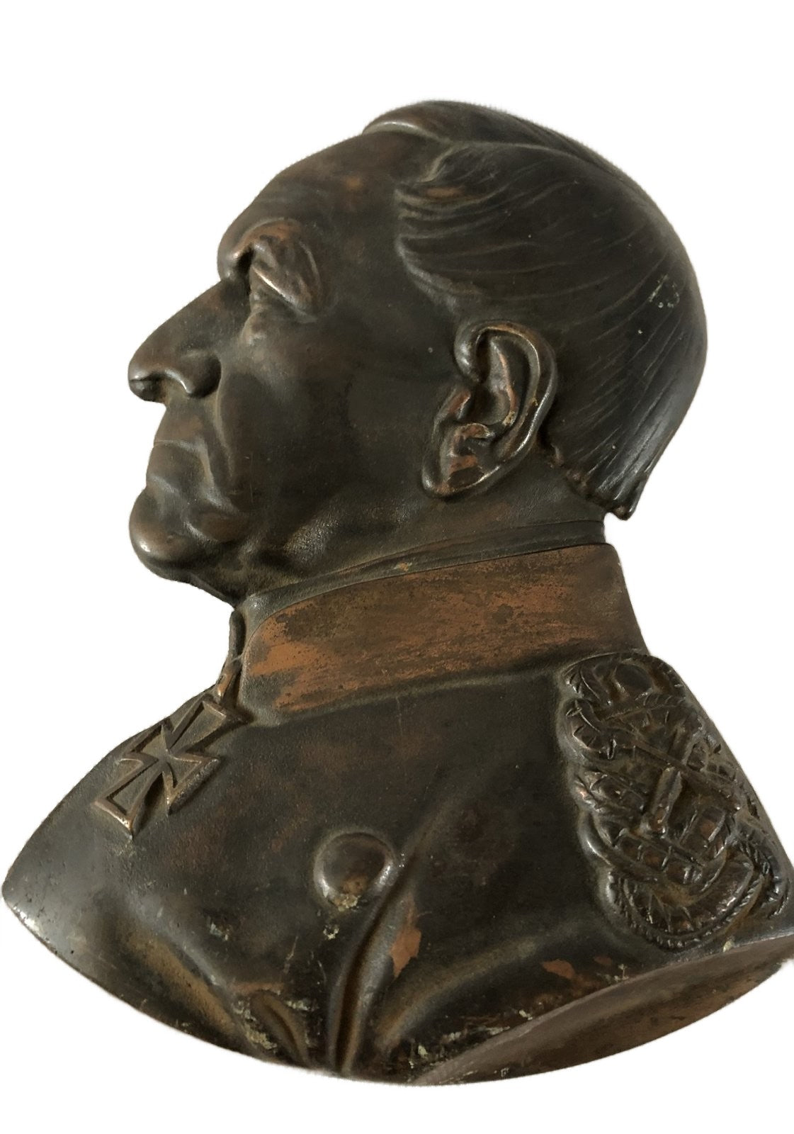 Metalen plaquette Generaal Veldmaarschalk Colmar von der Goltz