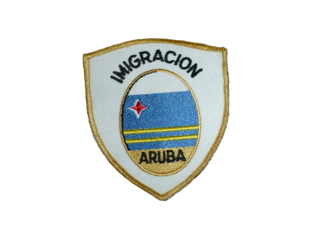 Mouwembleem Imigracion Aruba