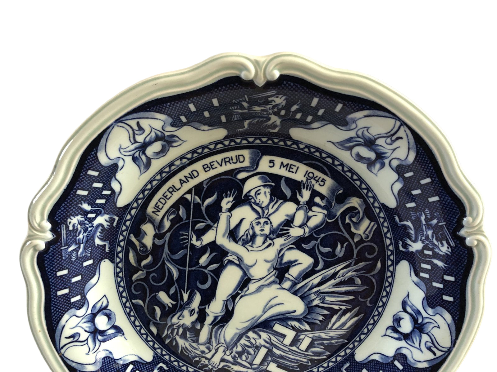 Herdenkingsbord Nederland Bevrijd ,5 mei 1945