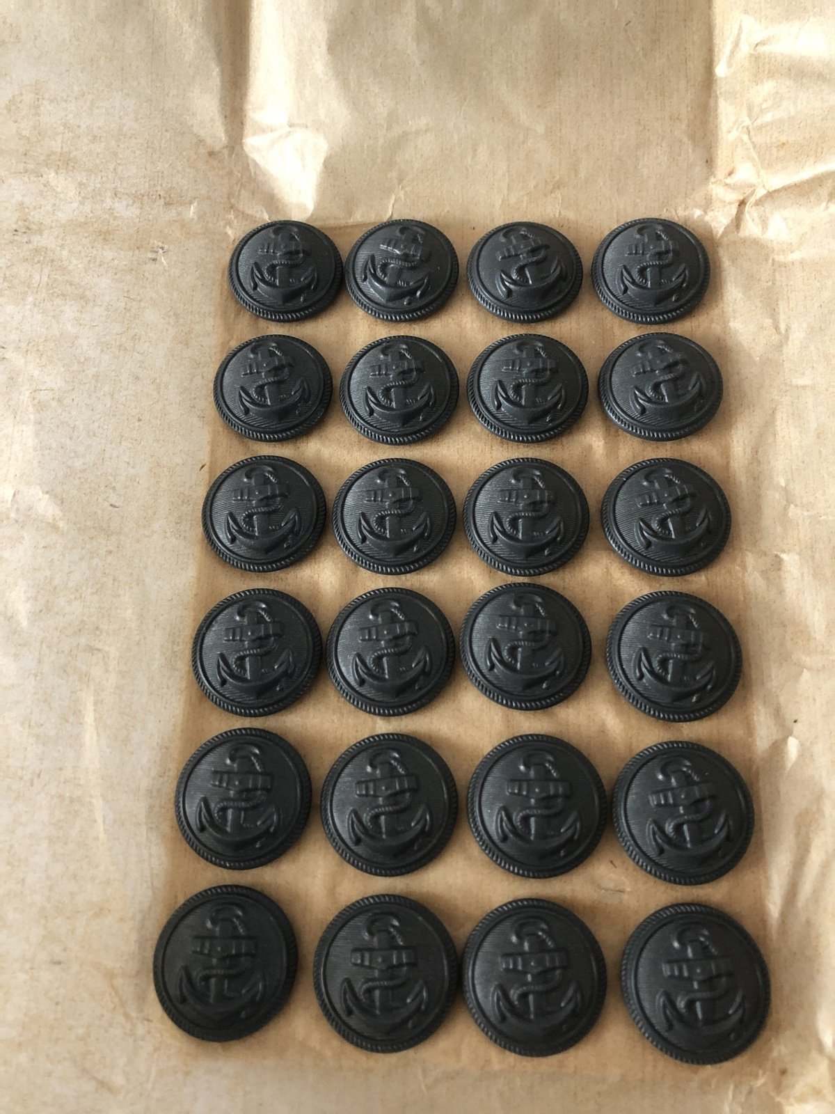 Feldgrau Kriegsmarine Uniform knopen