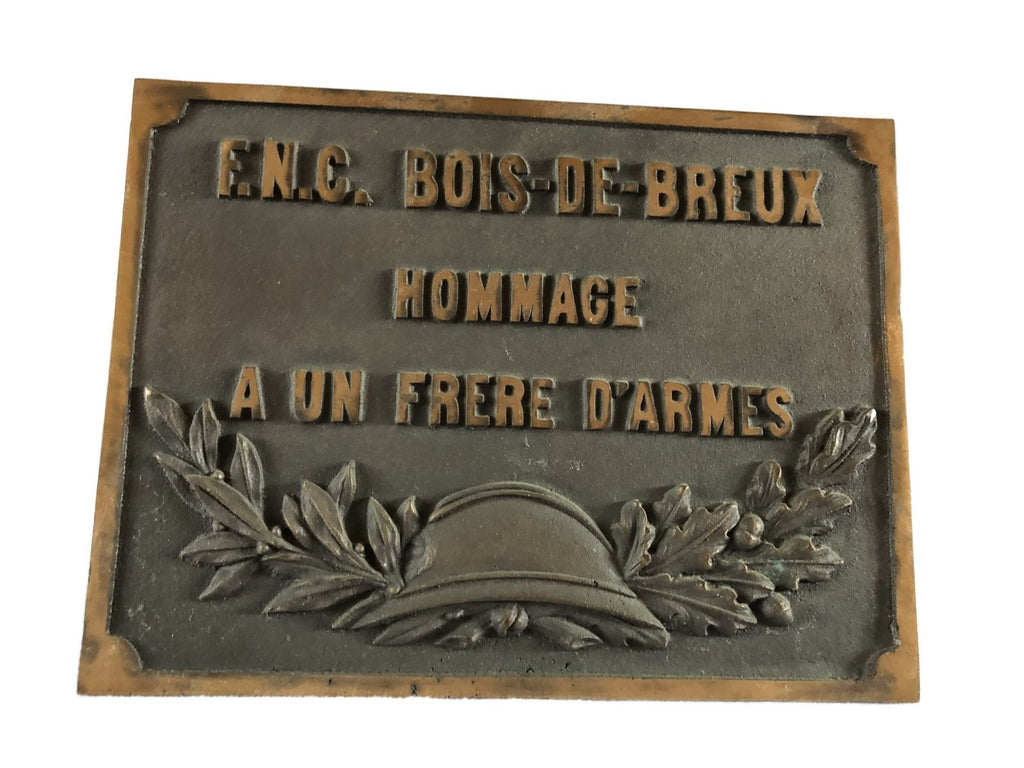 Bronzen plaquette FNC