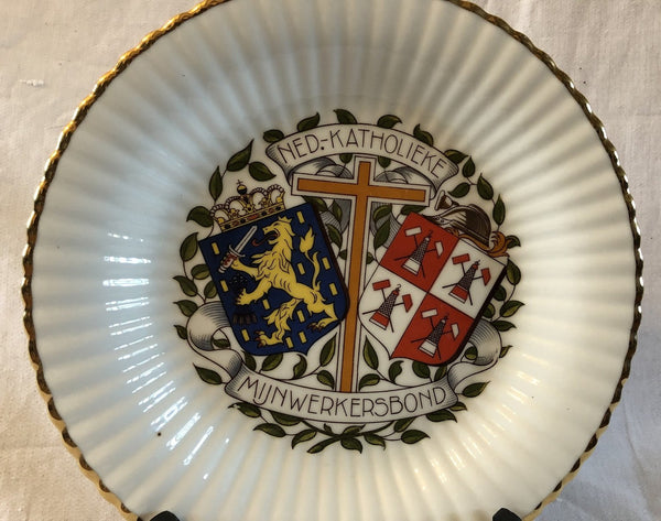 Porseleine bord  Mijnwerkersbond hover image