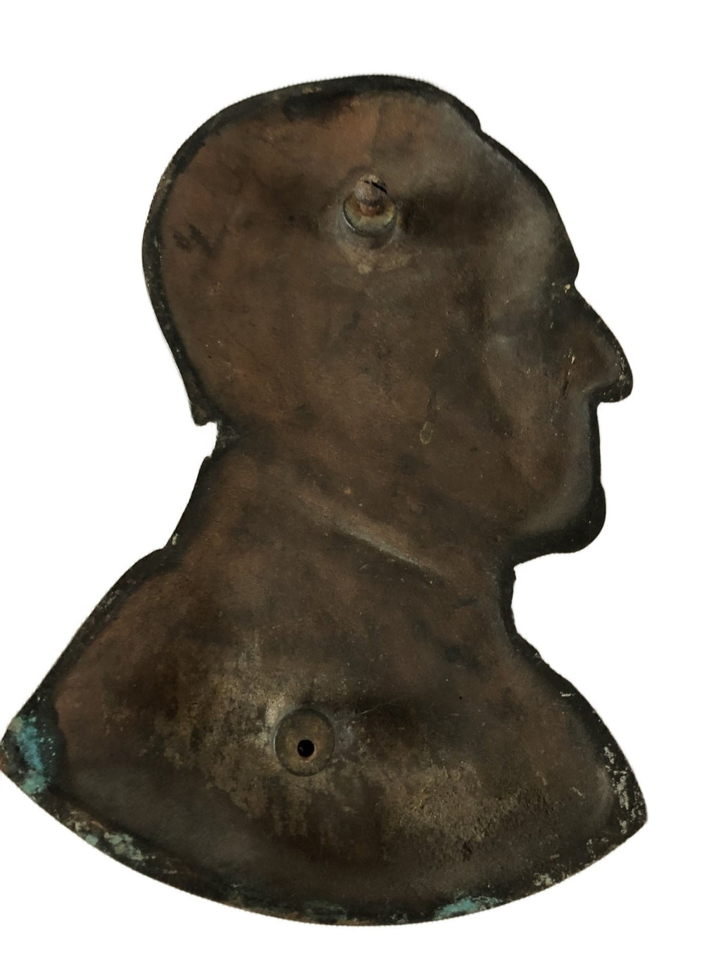 Metalen plaquette Generaal Veldmaarschalk Colmar von der Goltz