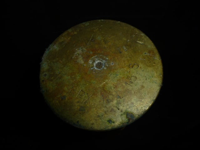 Bewerkte koperen hulzen