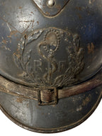 Casque Francais Adrian 1915 du Service de Santé