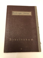 Deutsches Reich Arbeitsbuch Wiener Neustadt