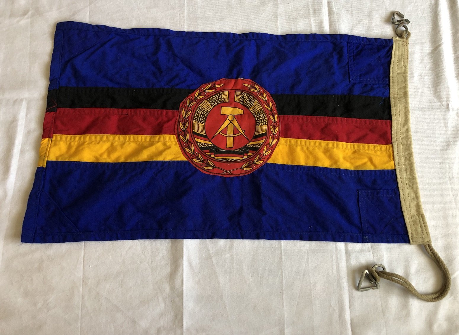 NVA Volksmarine fahne voor sloep