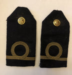 1 paar epauletten Marine  Adjudant Onder Officier  wo2