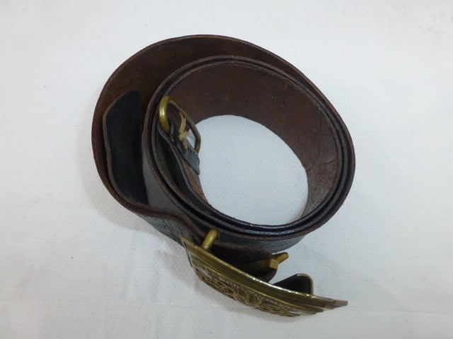 Sapeur Pompiers ceinturon  rond 1900