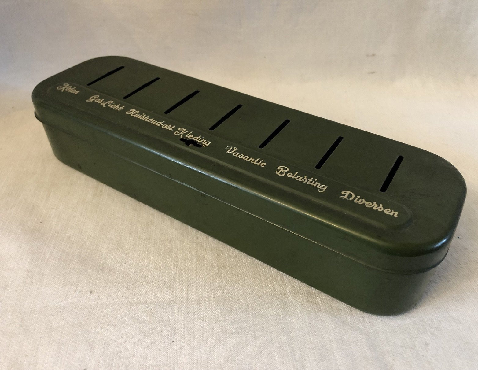 Huishoudgeld blikje 40-50er jaren