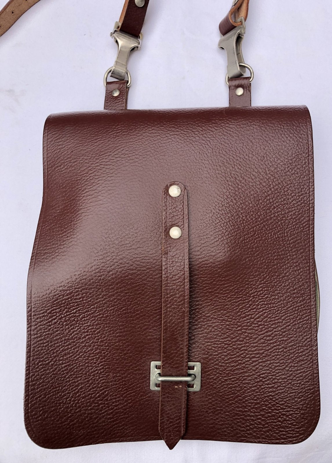 Bruin lederen kaartentas MDI