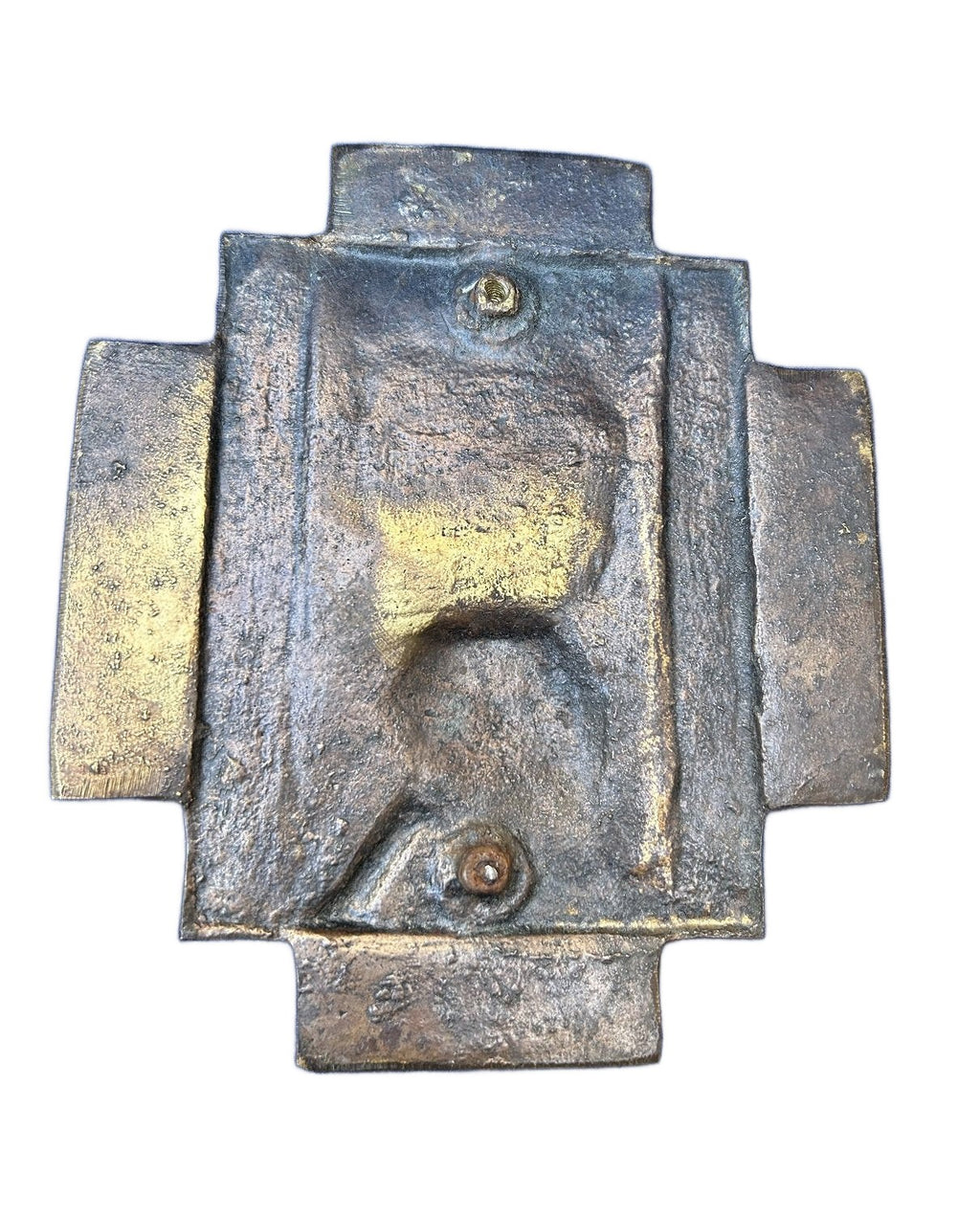 Bronzen plaquette van het Vuurkruis