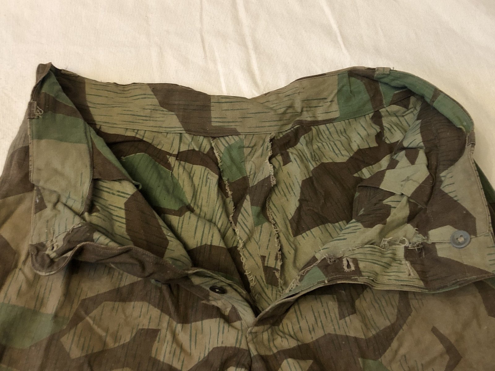 Duitse M31  camouflage   korte broek ww2