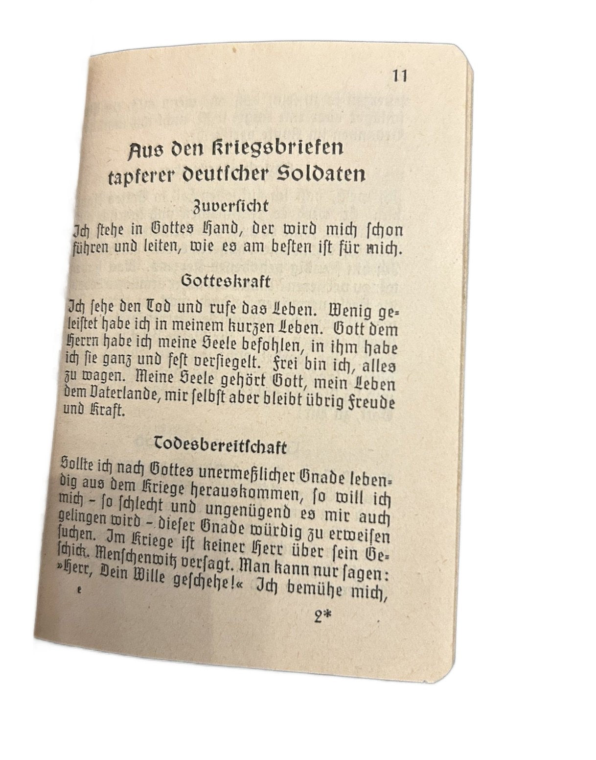 Evangelisches Feldsangbuch ww2