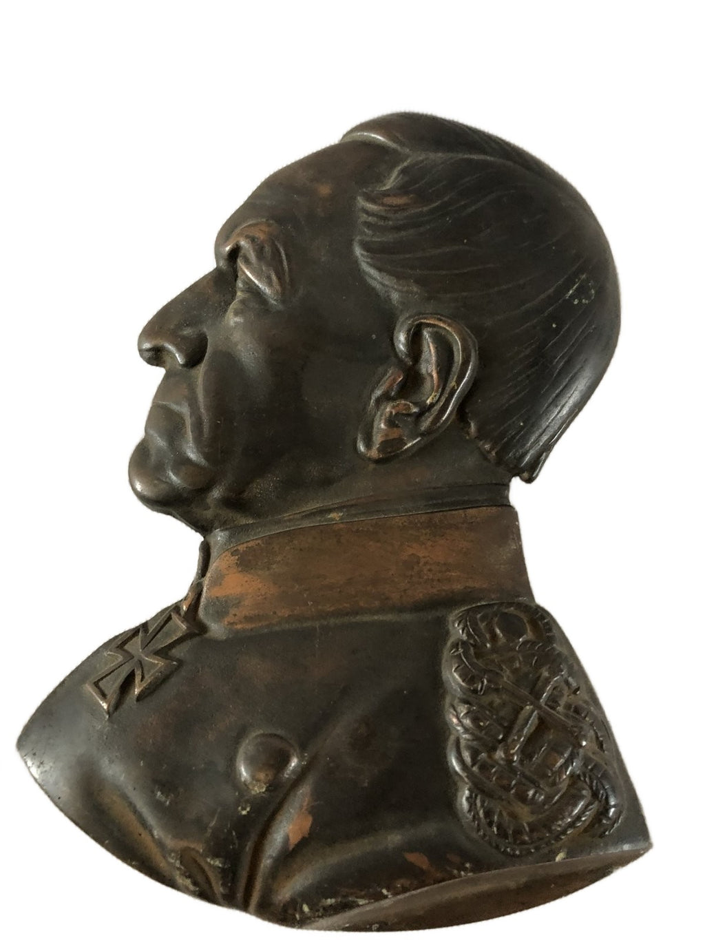 Metalen plaquette Generaal Veldmaarschalk Colmar von der Goltz