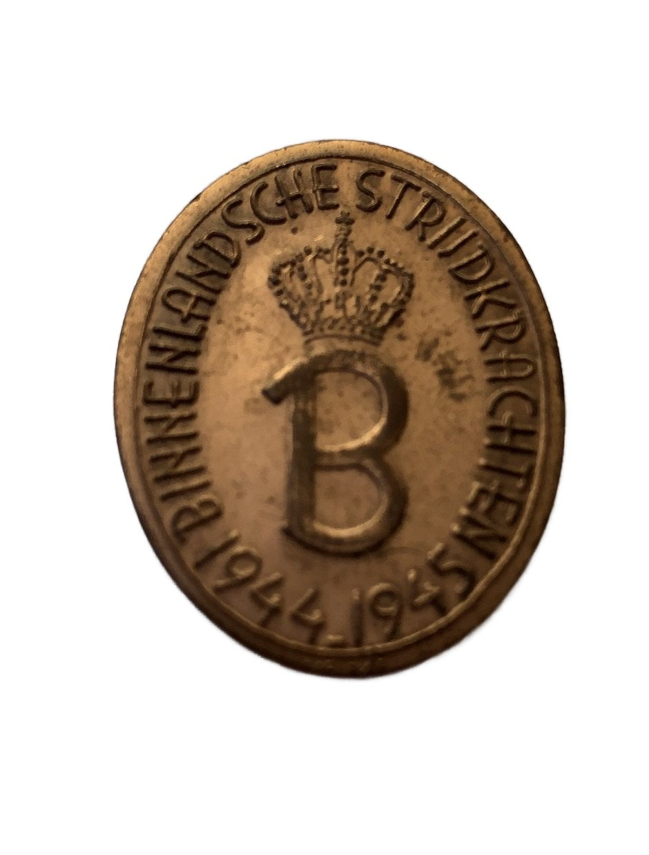 Binnenlandse Strijdkracht knoopsgat embleem 1944-1945