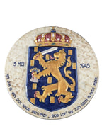 Unieke bevrijdings bord