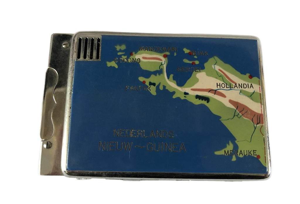 Nederlands Nieuw Guinea sigaretten  houder met aansteker