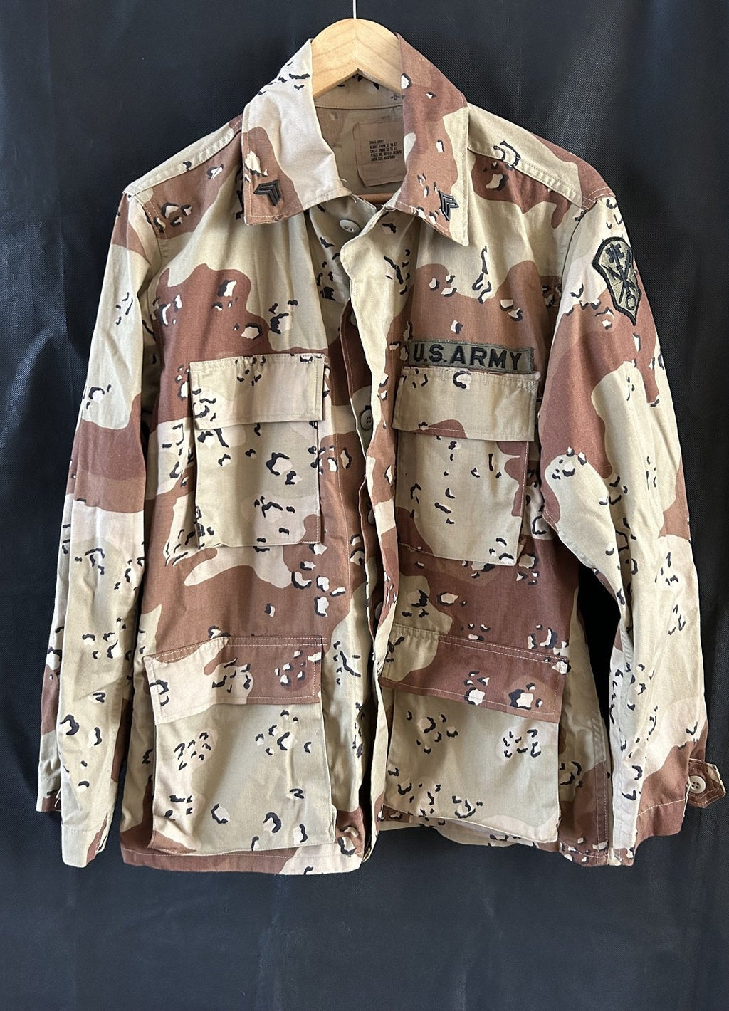 US Gevechts jasje Desert Storm Choclate chip camouflage