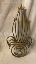 IJzeren plaquette 3e Infanterie Regiment Legion Etrangere