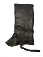 1 Zwart lederen beenkap wo2