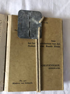 Oorlogszakboekje 2e Regiment Veld-  Artillerie  +naamplaatje 1938