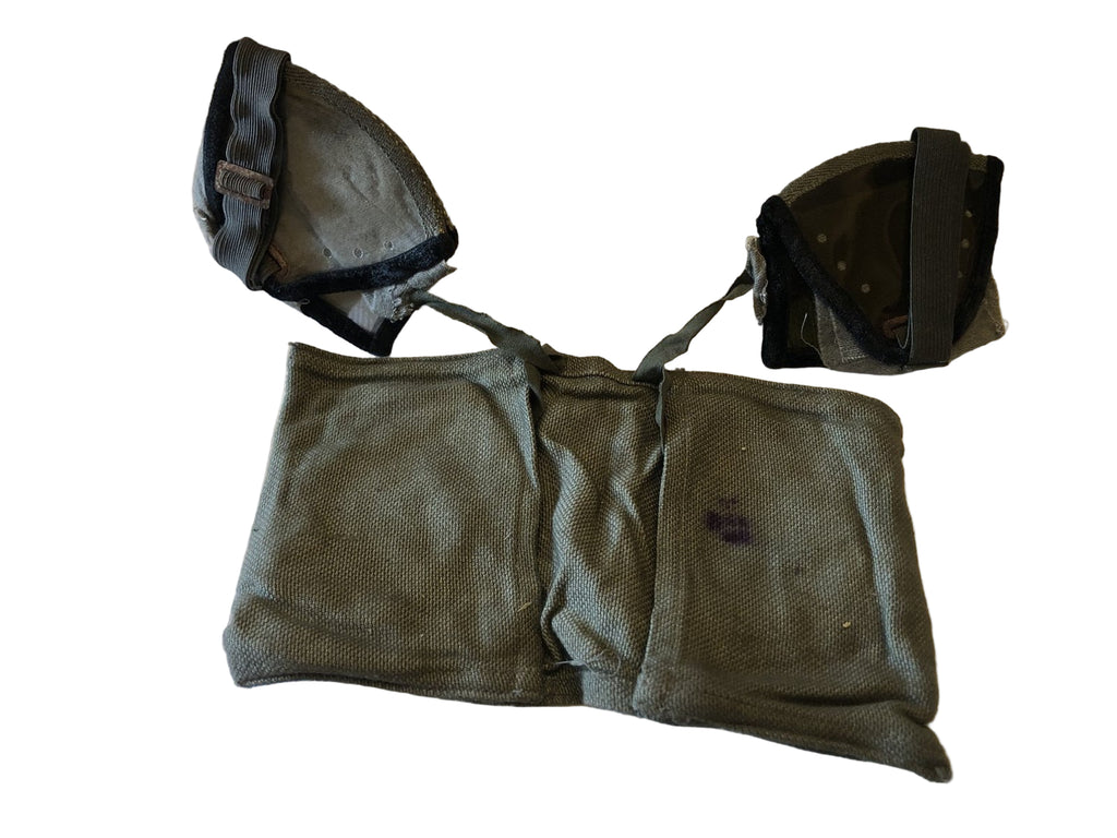 2 Wehrmacht stofbrillen in hoesje wo2 ( Augenschützer)