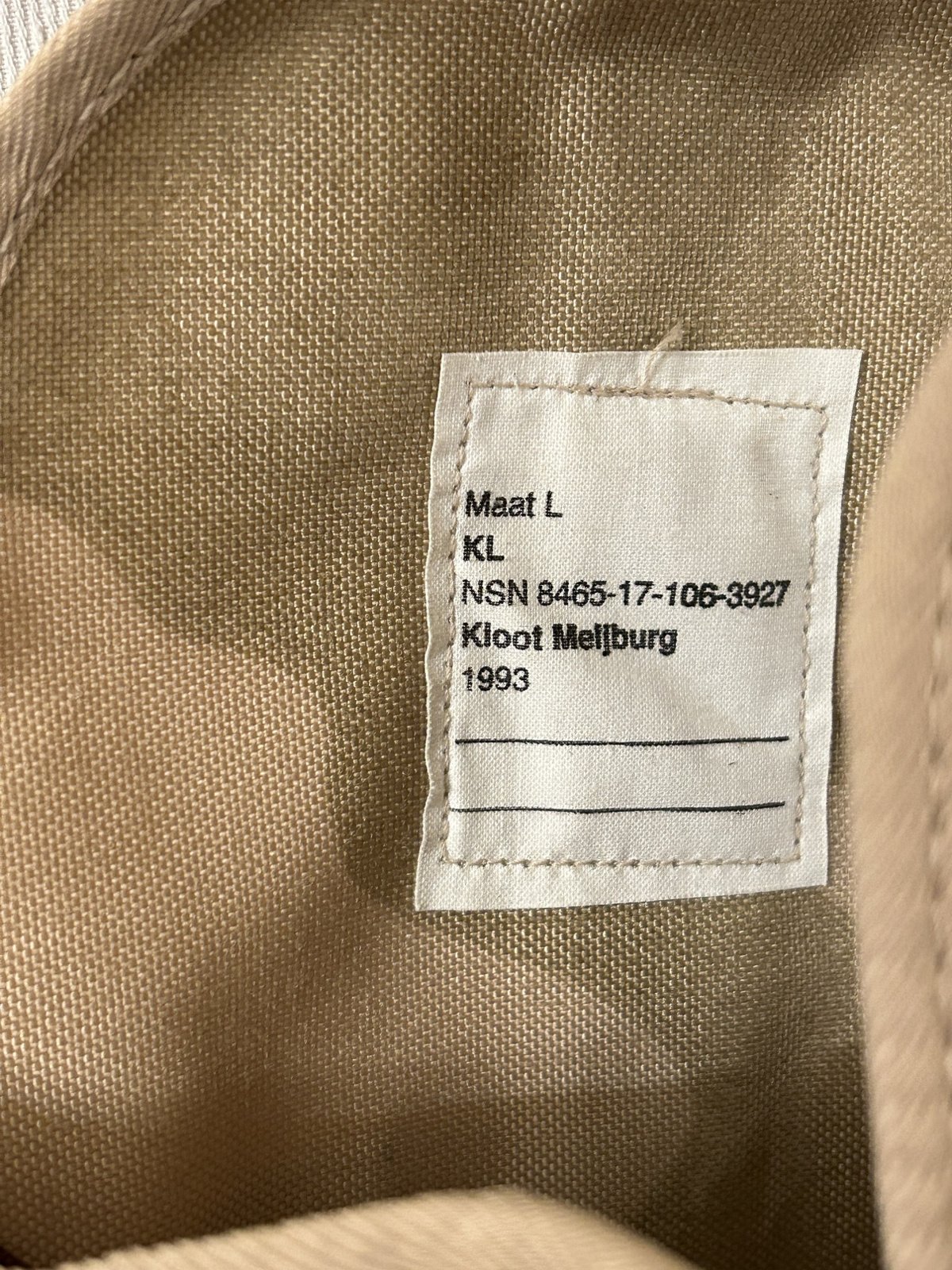 KL Desert camouflage harnas  maat L