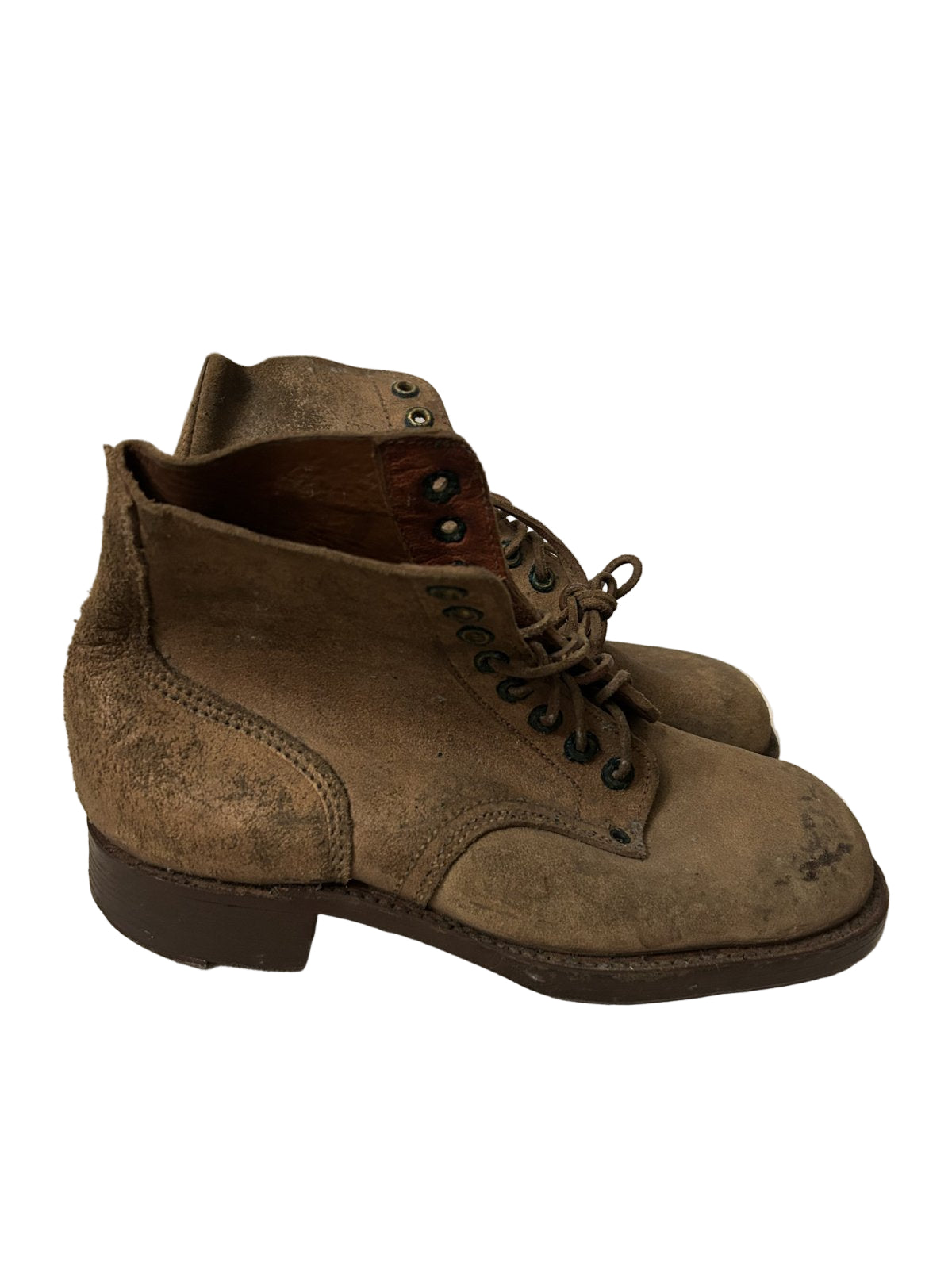 Franse lederen gevechts schoenen wo2