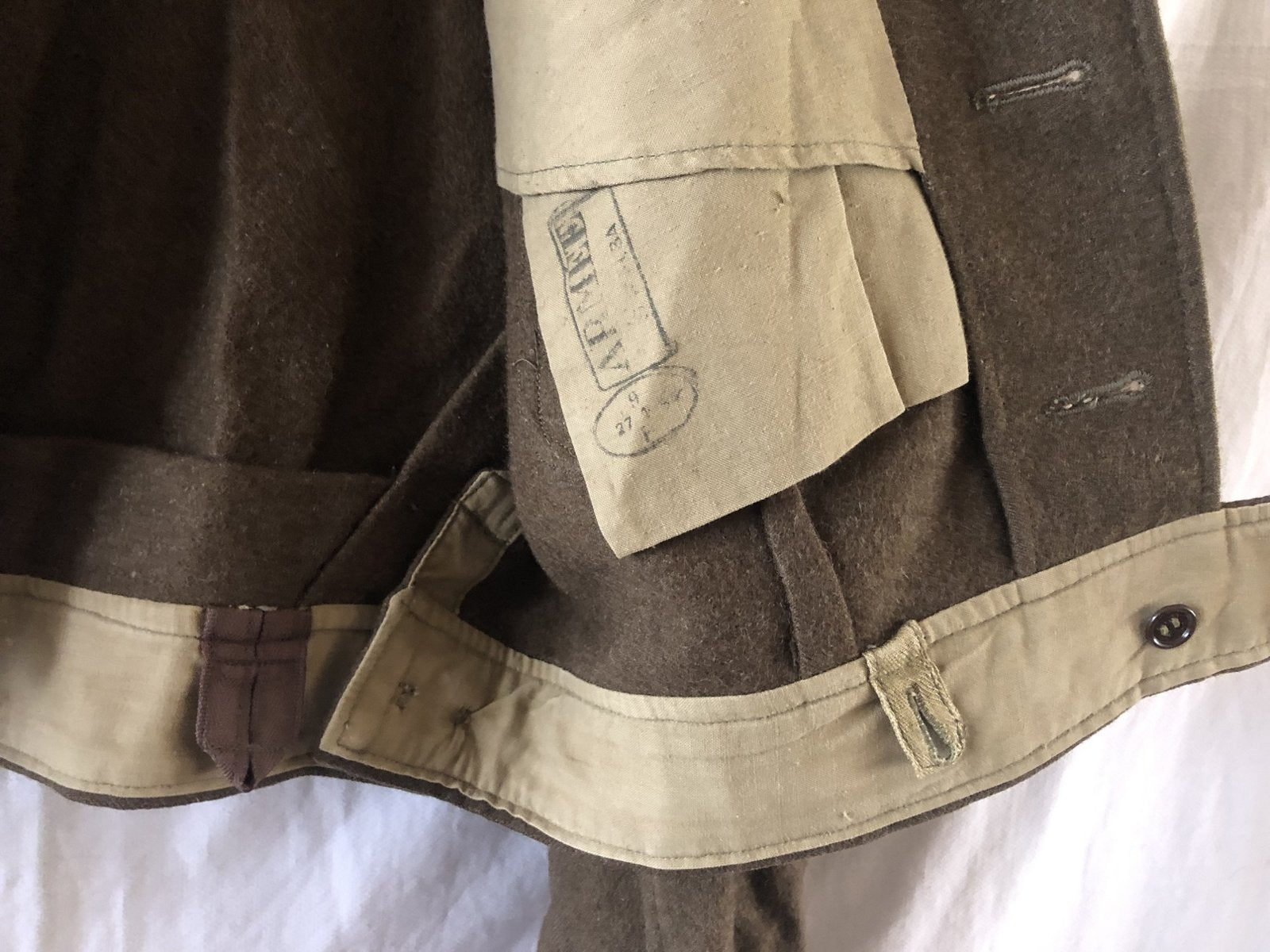 Wollen battle dress jekker Infanterie  Officier 1960