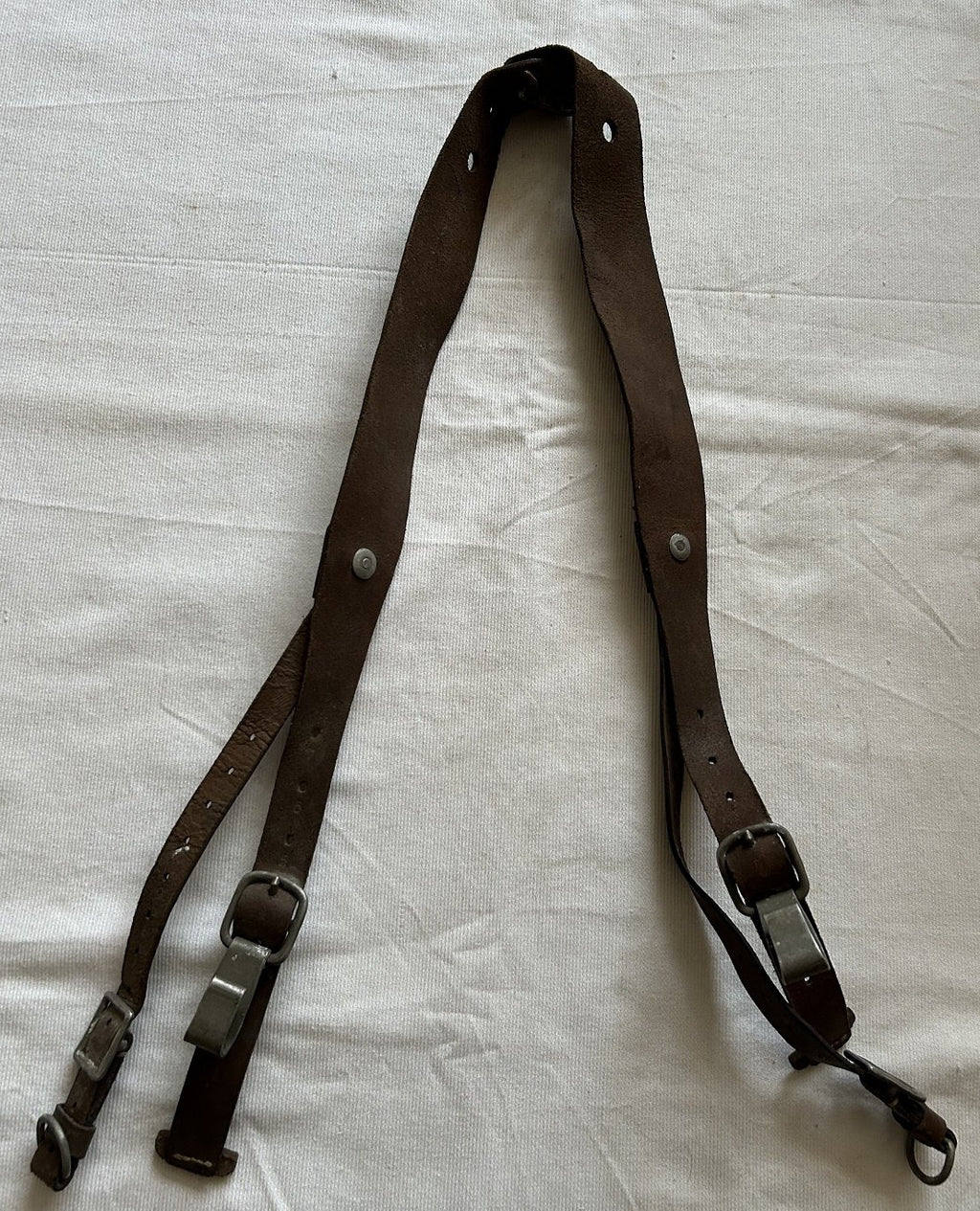 Duitse lederen Tragestel voor rucksack  1939