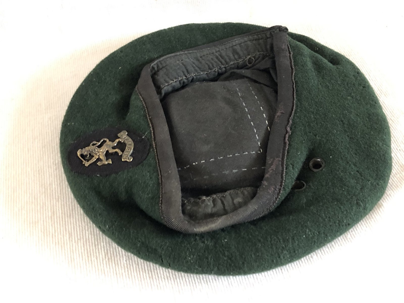 Nederlandse  Commando  baret eind 40er jaren