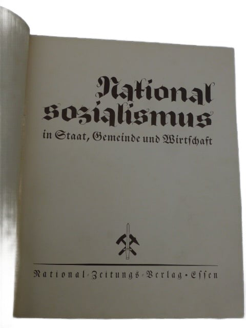National Sozialismus  in staat Gemeinde und Wirtschaft