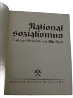 National Sozialismus  in staat Gemeinde und Wirtschaft