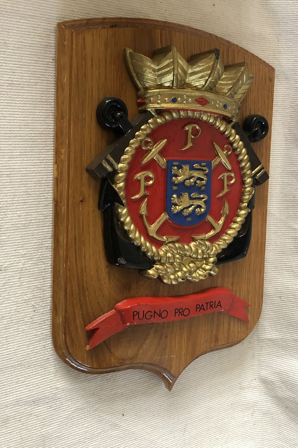 Nieuwediep Willemsoord Marine wand schildje