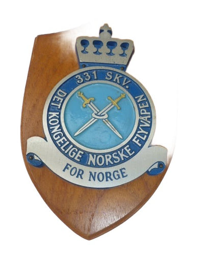 Wandschildje Noorse Luchtmacht  Squadron  331