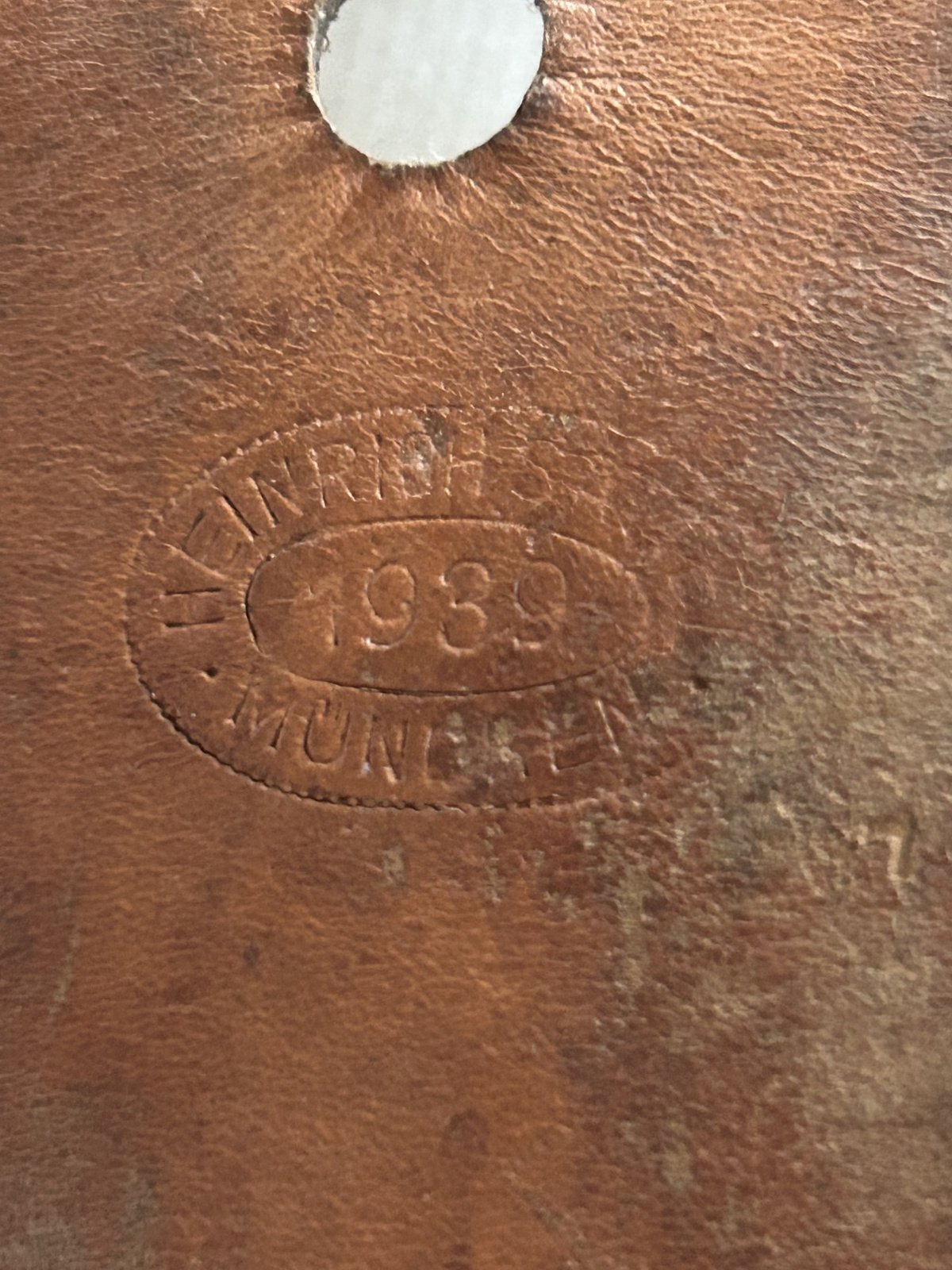 Duitse lederen Tragestel voor rucksack  1939