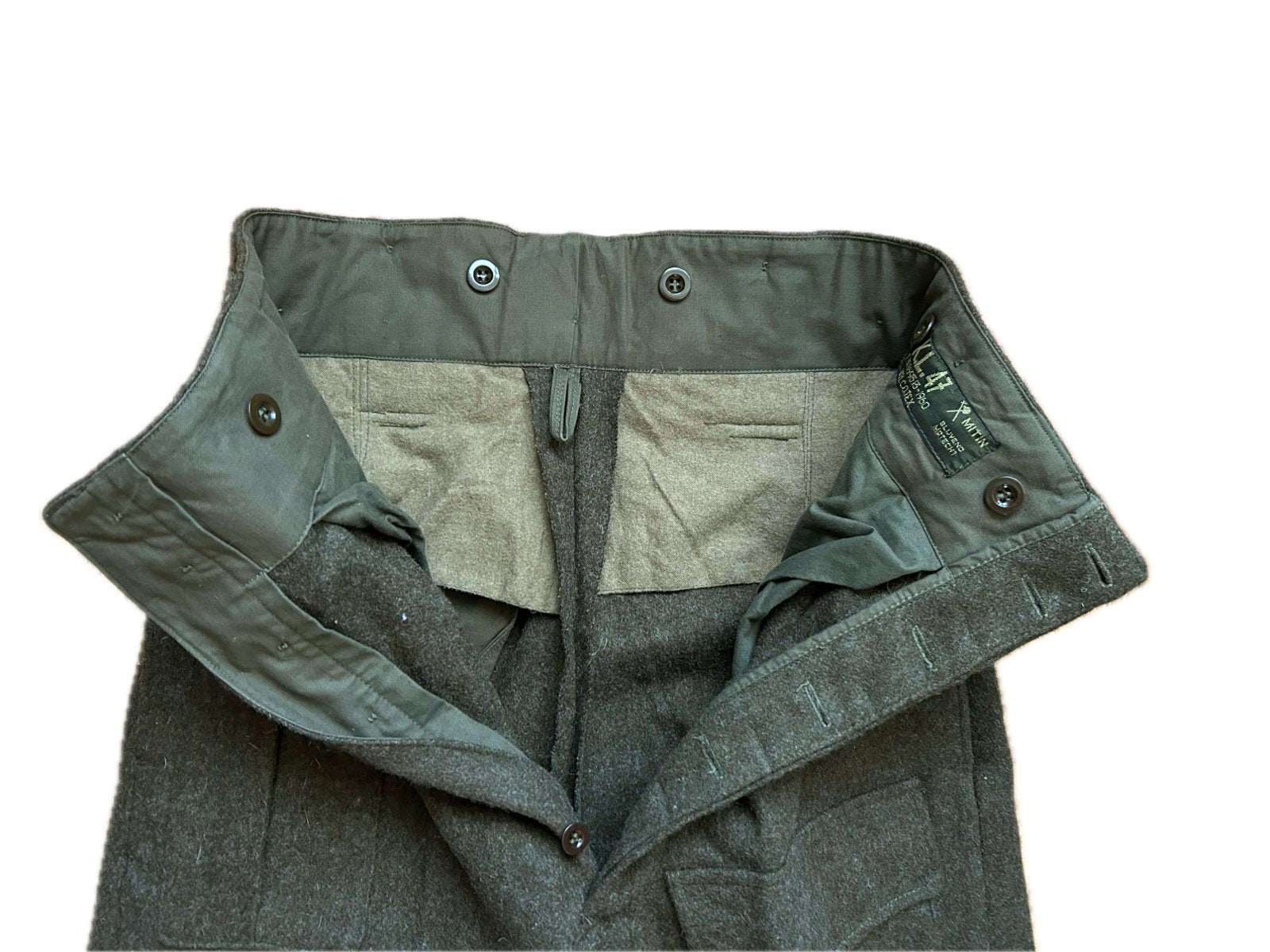 Wollen battle dress broek maat 47