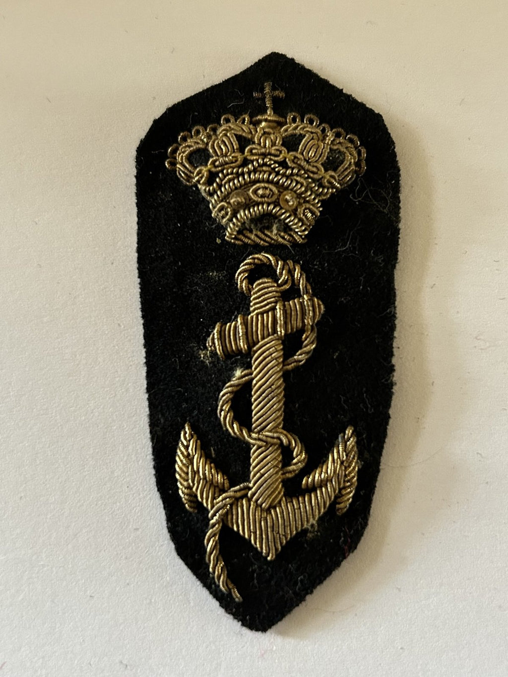 Kraagpunt Koninklijke Marine 40er jaren