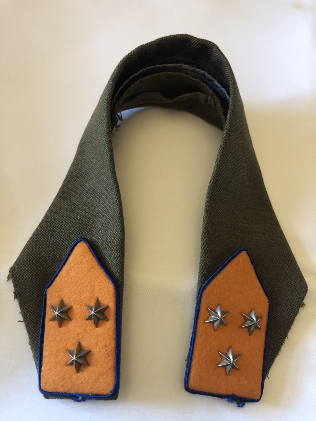 Losse kraag met Kapitein kraagemblemen Garderegiment